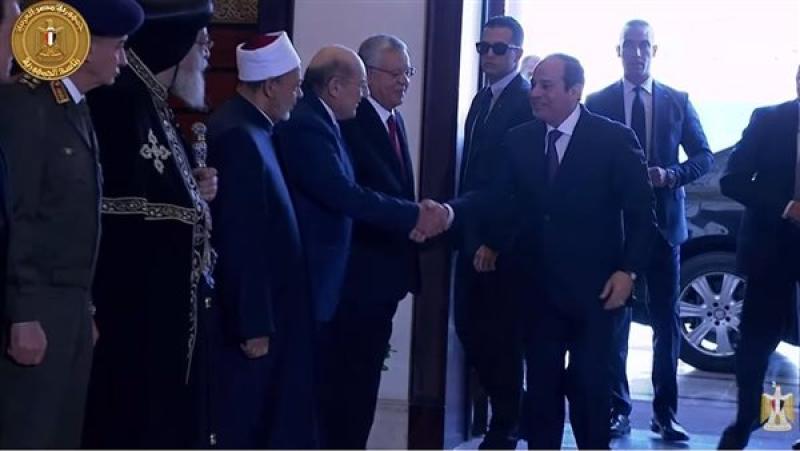 الرئيس السيسي يصل مقر احتفالية قادرون باختلاف