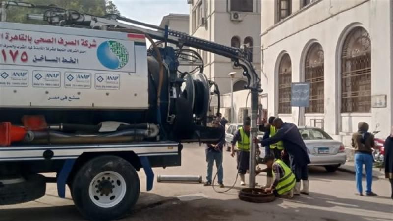 معدات القاهرة والجيزة للصرف الصحي