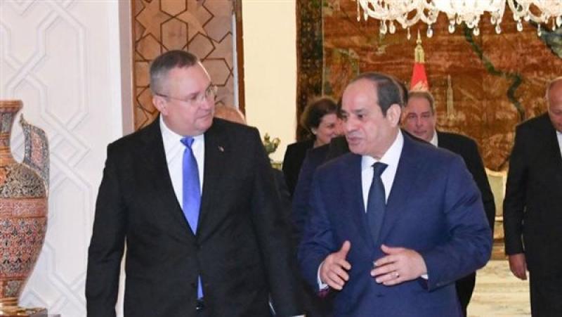 رئيس وزراء رومانيا والرئيس السيسي