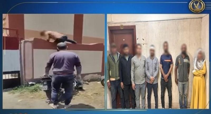 ملابسات اقتحام شخص يحمل عتلة حديدية