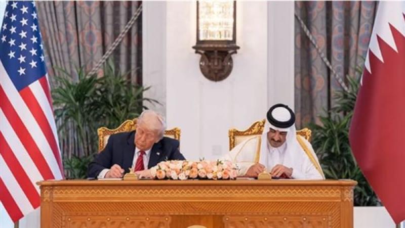 ترامب وأمير قطر