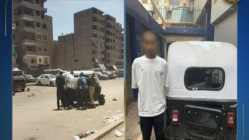 ضبط قائد توك توك بالقليوبية