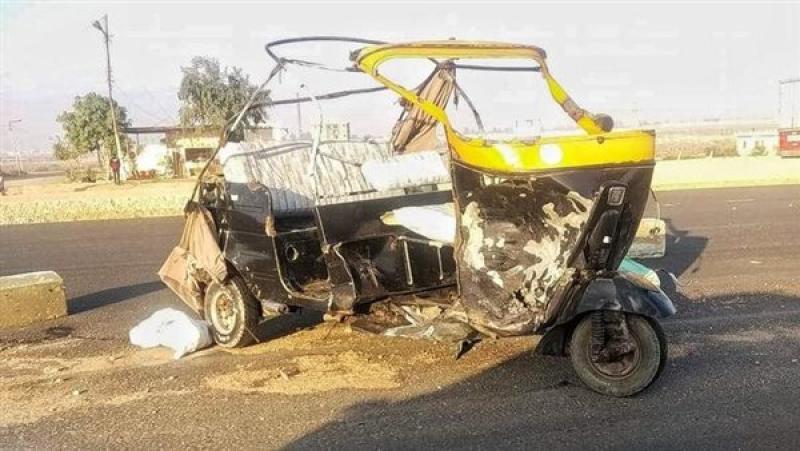 حادث تصادم توكتوك وملاكي