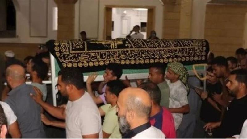 تشييع جثمان البطل خالد عبد العال