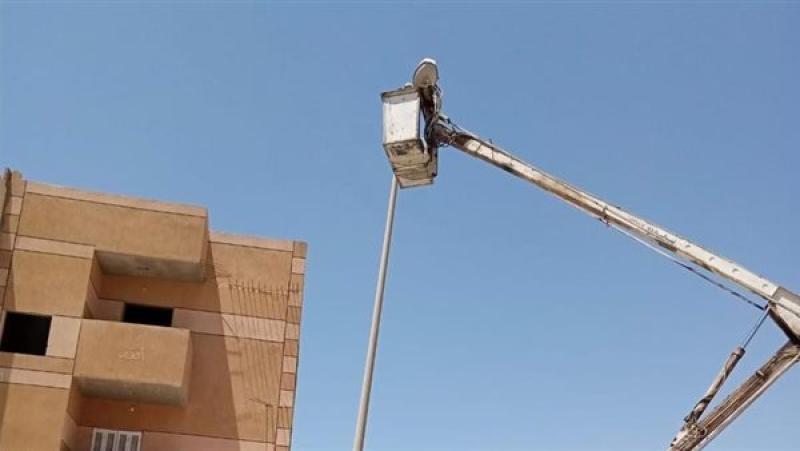استمرار تركيب كشافات الليد