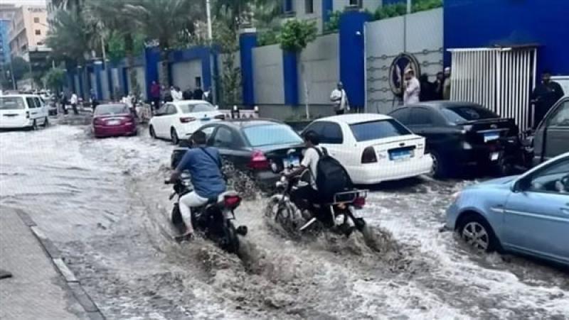 أمطار رعدية في عز الصيف