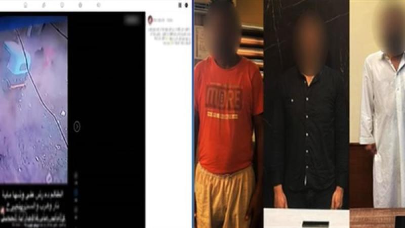 ملابسات فيديو إلقاء مادة حارقة على سيدة