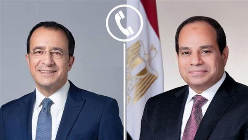 الرئيس السيسي والرئيس نيكوس كريستودوليدس