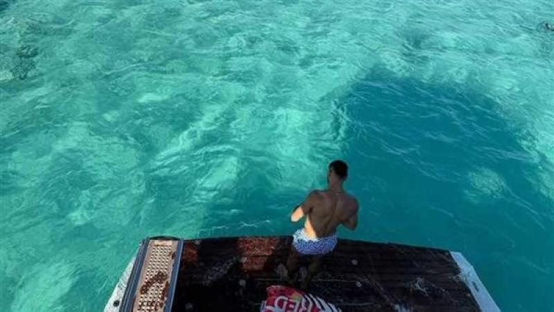 محمد صلاح يقضي إجازته