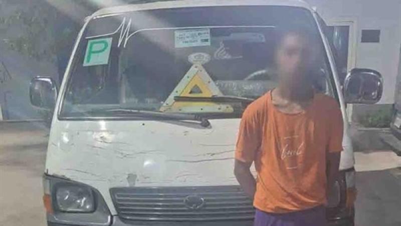 ضبط سائق ميكروباص