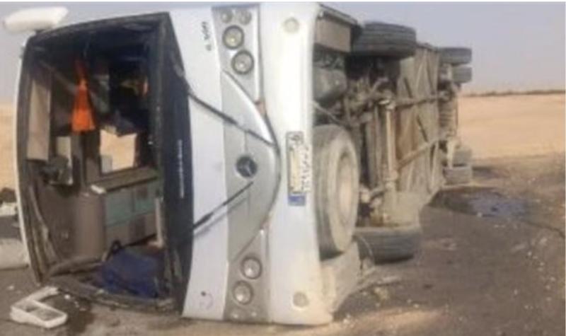 انقلاب أتوبيس ركاب