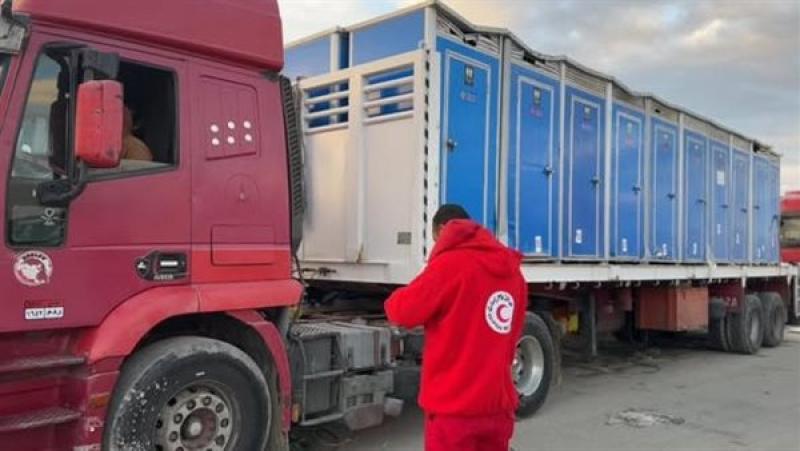 مساعدات الهلال الأحمر المصري