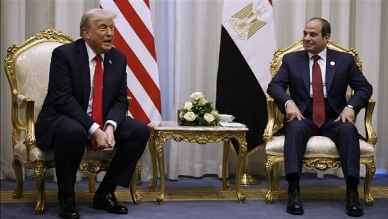 ترامب, الرئيس السيسي