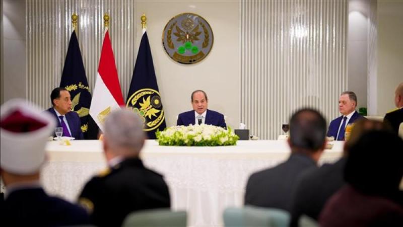 الرئيس السيسي خلال اللقاء