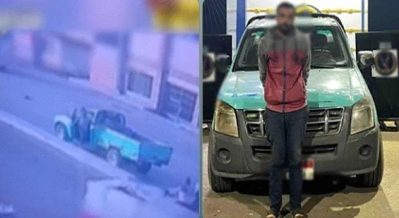 القبض على سائق سيارة ربع نق
