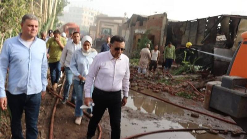 جهود السيطرة على النيران