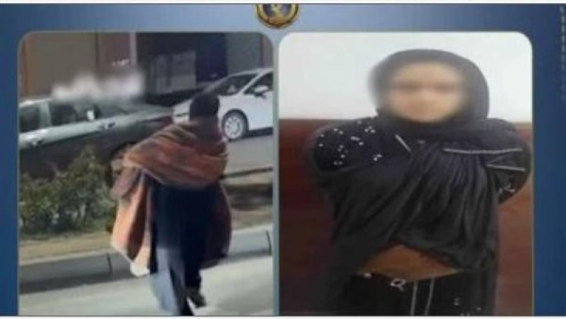 ضبط سيدة بالجيزة