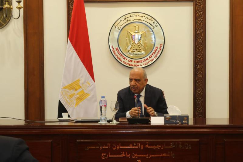 وزير الكهرباء خلال اللقاء